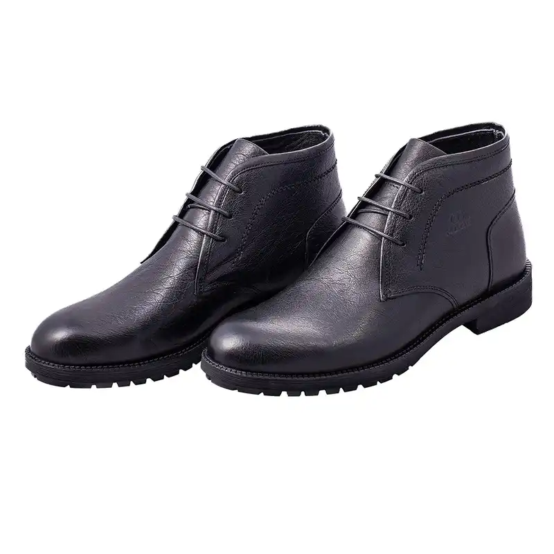 نیم بوت مردانه مادو کد 1093 بندی رنگ مشکی