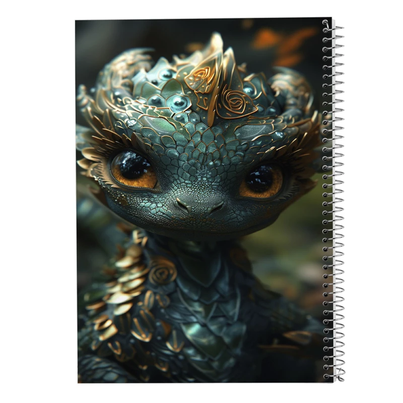 دفتر مشق 50 برگ مدوپد مدل اژدها کد DF16810