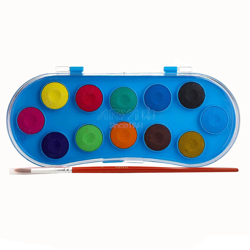 آبرنگ 12 رنگ آریا کد mk552