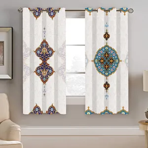 پرده نیروانا طرح سنتی  مدل هازان کد 4571   سایز 140×200 سانتی متر