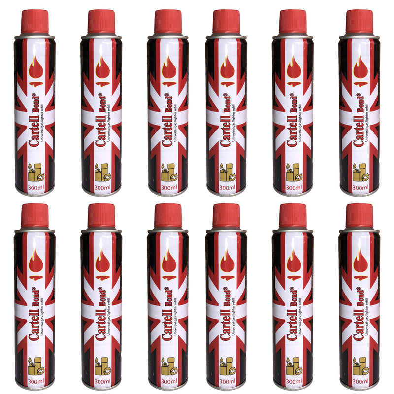 گاز فندک کارتل باند مدل CL-12 - بسته 12 عددی