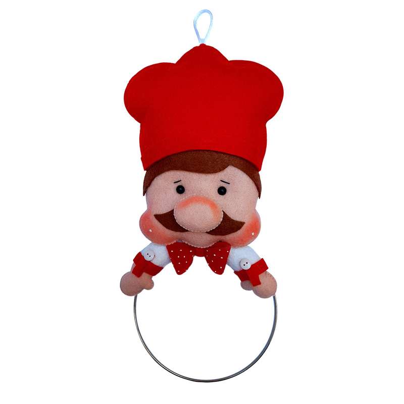 آویز حوله و دستمال مدل سرآشپز کد 1