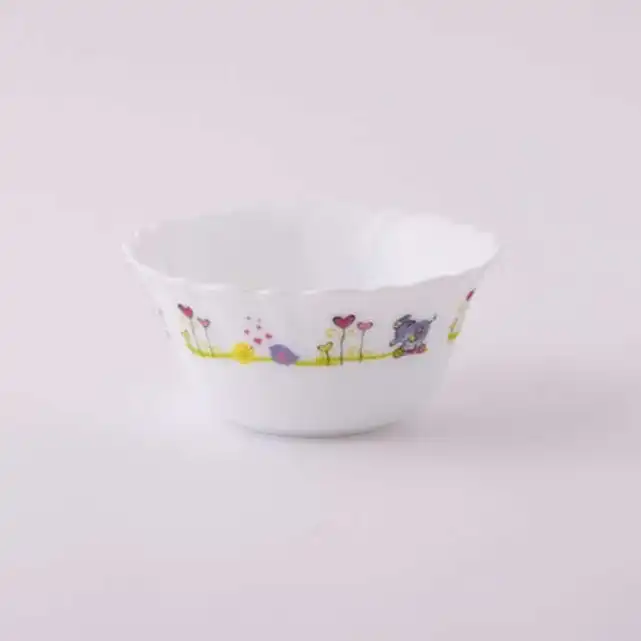 سرویس غذا خوری 5 تکه کودک پارس اوپال طرح خرگوش کد 761