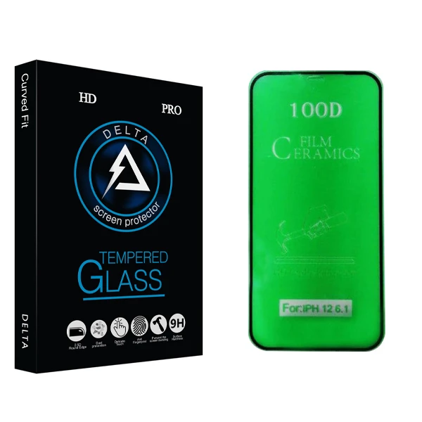محافظ صفحه نمایش دلتا مدل HD مناسب برای گوشی موبایل اپل iPhone 12 Pro