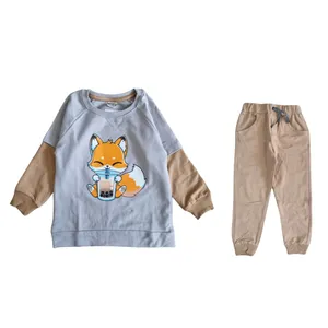 ست سویشرت و شلوار بچگانه مدل روباه