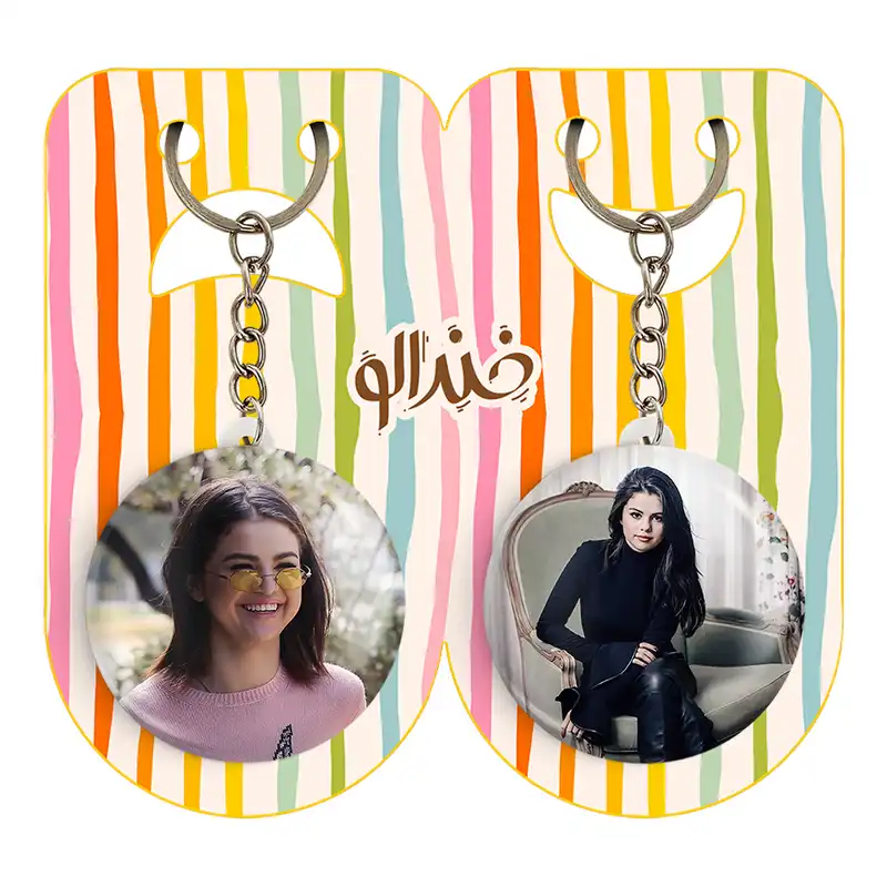 جاکلیدی خندالو مدل سلنا گومز Selena Gomez کد 1920719215 مجموعه 2 عددی