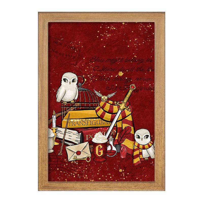 تابلو خندالو مدل هری پاتر خانه گریفیندور کد 24933