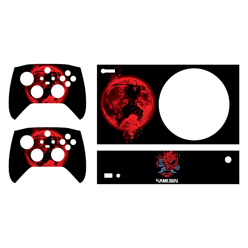 برچسب کنسول بازی ایکس باکس series s طرح 02 Samurai مجموعه 4 عددی
