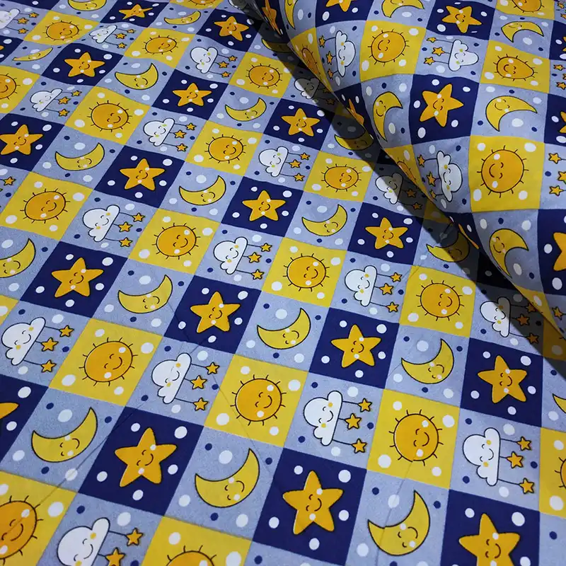 پارچه ملحفه طرح خورشید کد A6