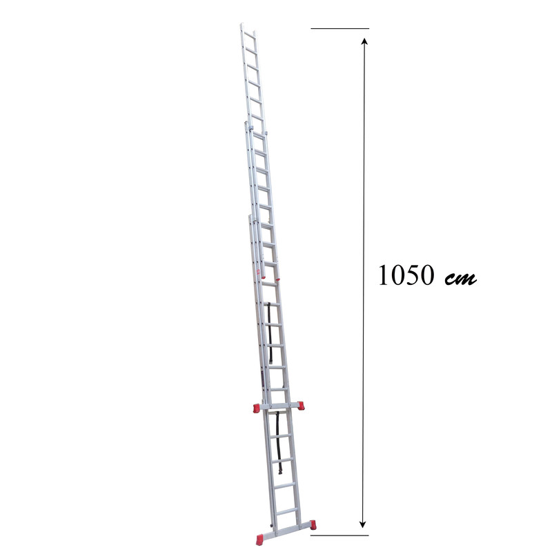 نردبان 42 پله آلوپات مدل دوطرفه کشویی 12m