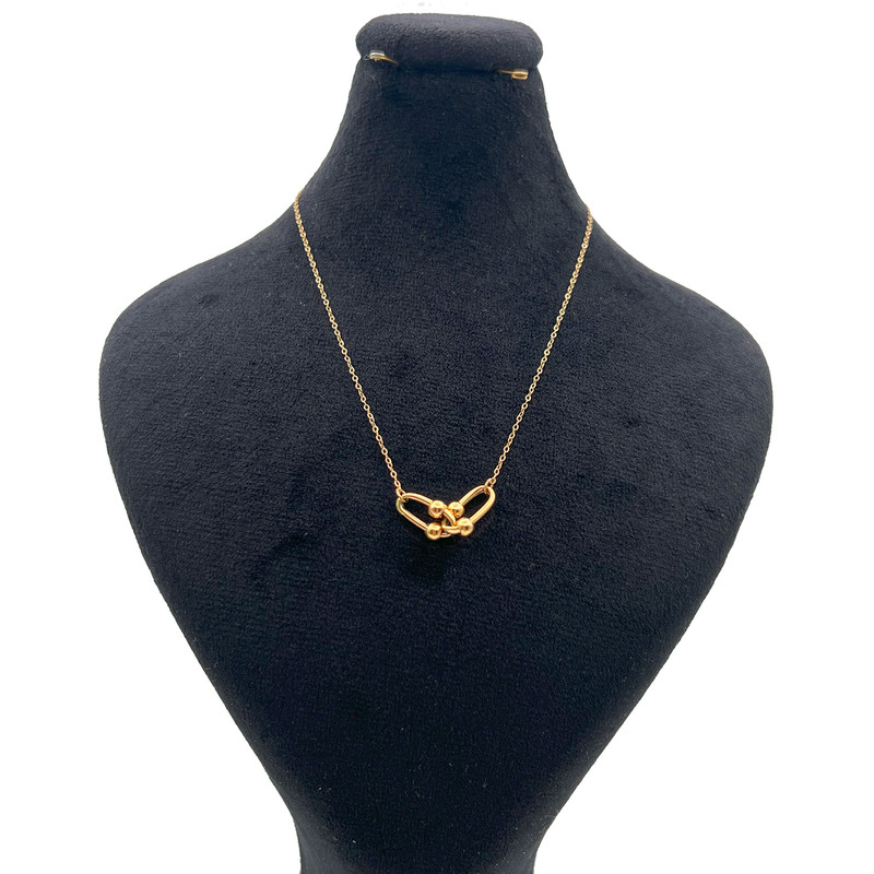 گردنبند طلا 18 عیار زنانه با طرح هرمس گالری صادقی مدل 1558