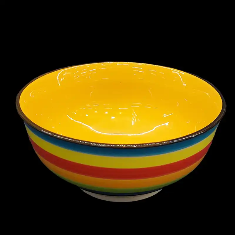 کاسه چینی مدل آبگوشت خوری هفت رنگ بسته 6 عددی