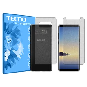 Matte tecno screen protector, HyMTT model, suitable for Samsung Galaxy Note 8 mobile phone, along with the back of the phone