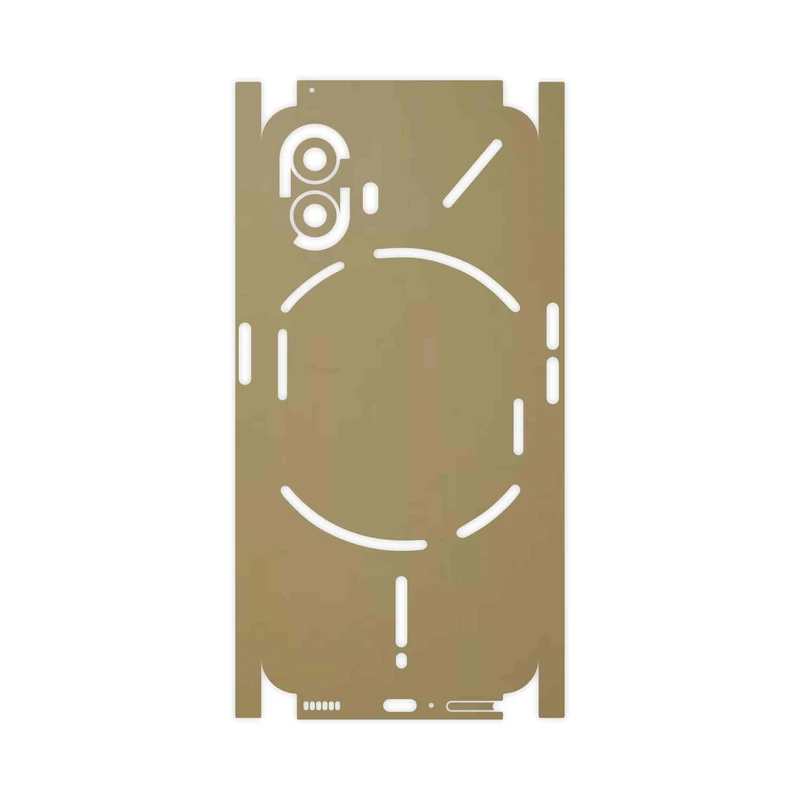 برچسب پوششی ماهوت مدل Matte-Gold-FullSkin مناسب برای گوشی موبایل ناتینگ Phone 2