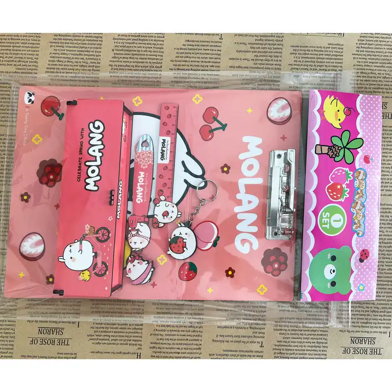 بسته لوازم تحریر مدل مولانگ کد TOP.SO مجموعه 7 عددی