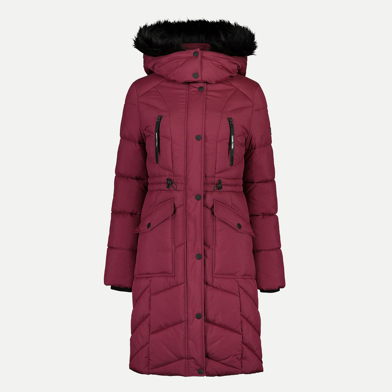 کاپشن زنانه جورج مدل Ozal Teal-red