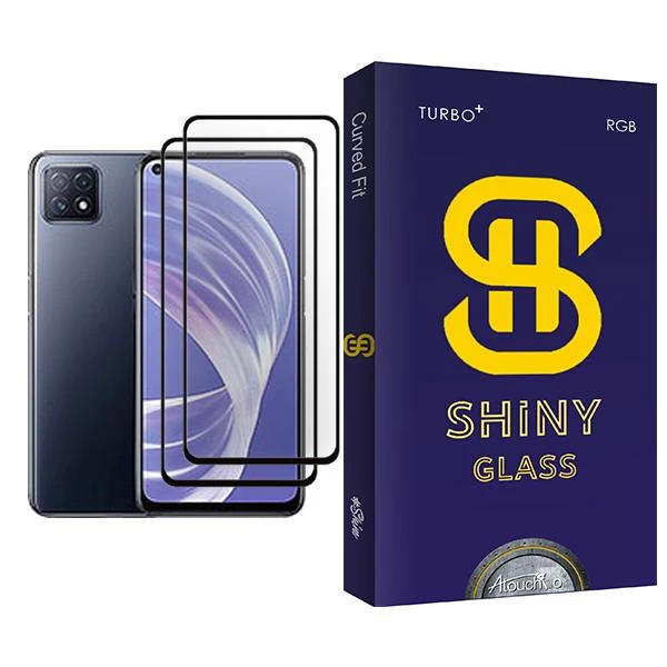محافظ صفحه نمایش آتوچبو مدل Shiny Glass MIX002 مناسب برای گوشی موبایل اوپو A73 5G بسته دو عددی