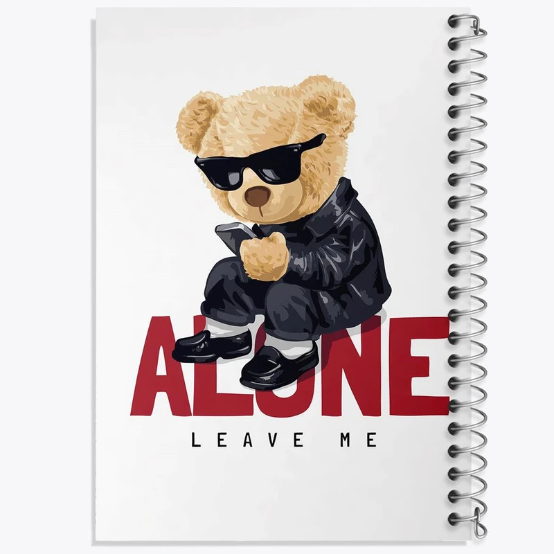 دفتر مشق 50 برگ خندالو مدل تدی Teddy کد 26185