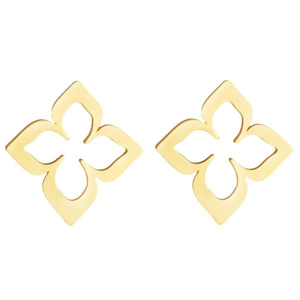 گوشواره طلا 18 عیار زنانه کانیار گالری کد GOA65