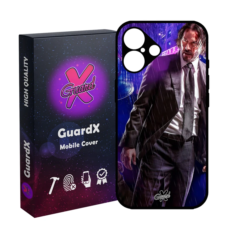 کاور گارد ایکس طرح John Wick مدل 10124 مناسب برای گوشی موبایل اپل iPhone 16