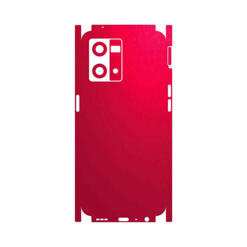 برچسب پوششی ماهوت مدل Matte-Warm-Red-FullSkin مناسب برای گوشی موبایل اپو Reno 8 4G