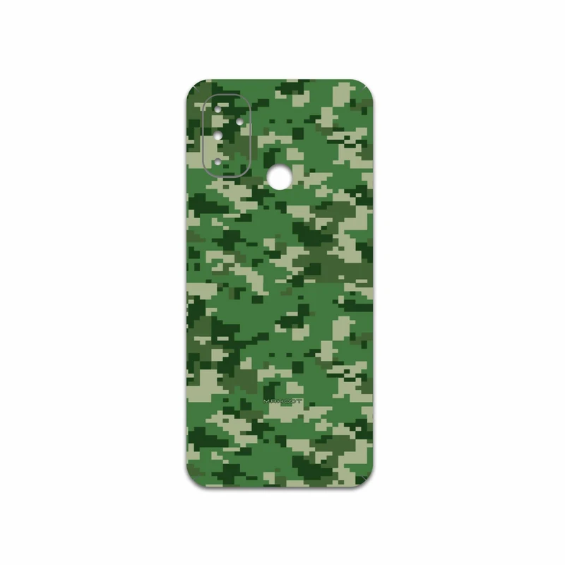 برچسب پوششی ماهوت مدل Army-Green-Pixel مناسب برای گوشی موبایل وان پلاس Nord N100