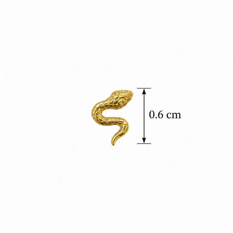 گوشواره میخی طلا 18 عیار زنانه کیا گالری مدل AE458 - 4