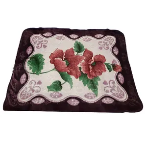 پتوی نگار یزد طرح گل مدل پریما HZ03سایز 160x220 سانتی متر