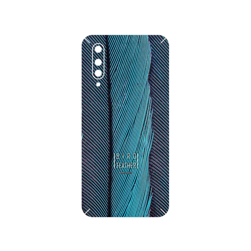 برچسب پوششی ماهوت مدل Turquoise feathers مناسب برای گوشی موبایل شیائومی MI 9 Lite
