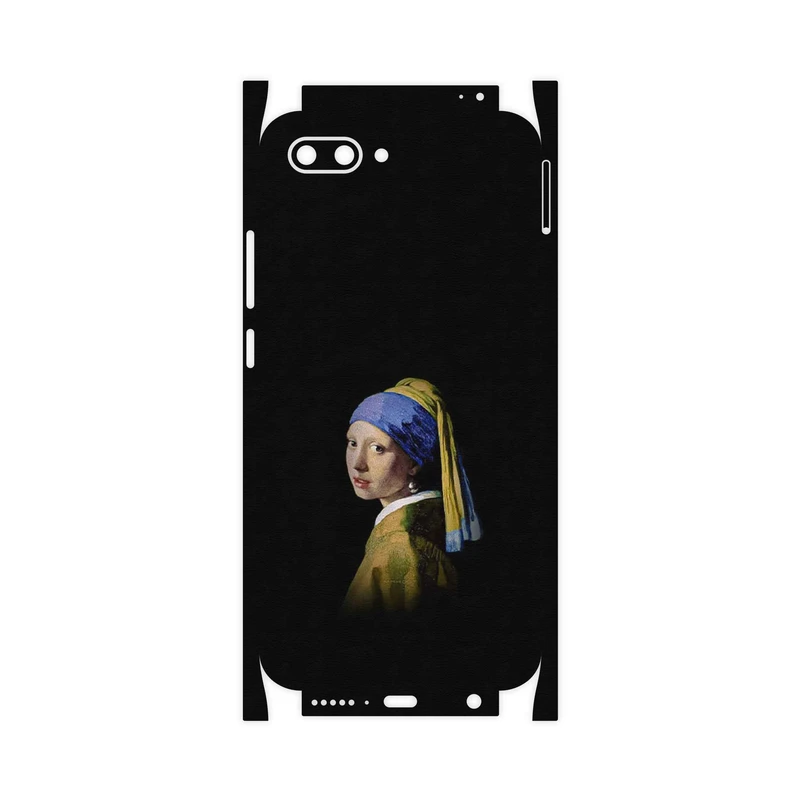 برچسب پوششی ماهوت مدل Girl with a Pearl Earring of Vermeer-FullSkin مناسب برای گوشی موبایل آنر 10
