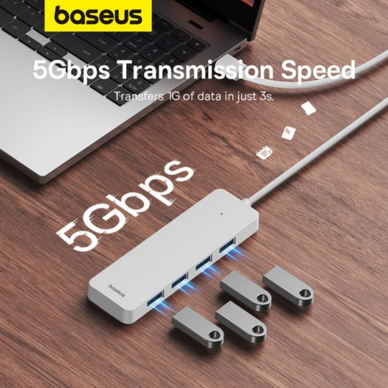 هاب 4 پورت USB 3.0 باسئوس مدل BS-OH080 200cm