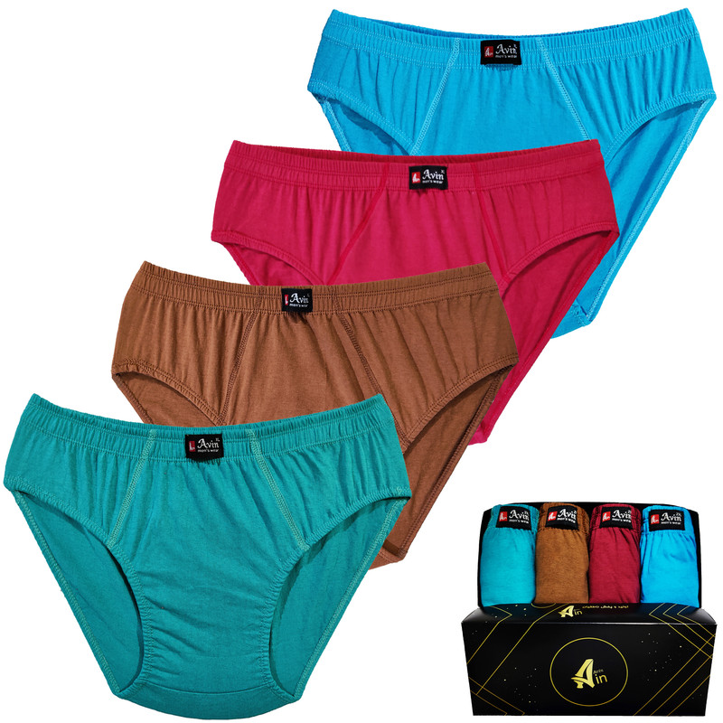 شورت مردانه آوین مدل اسلیپ جعبه ای 05 مجموعه 4 عددی