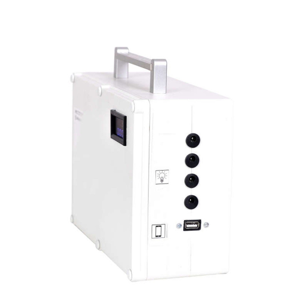 سیستم روشنایی و پاوربانک خورشیدی مدل SLPB-30W ظرفیت 135 وات ساعت