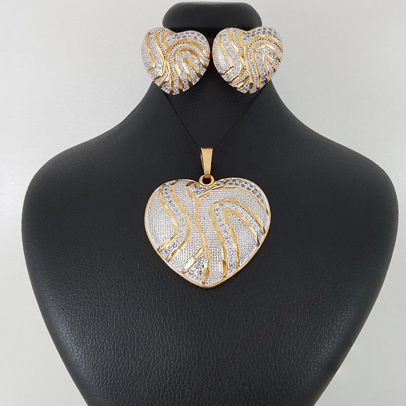 نیم ست زنانه ژوپینگ مدل قلب