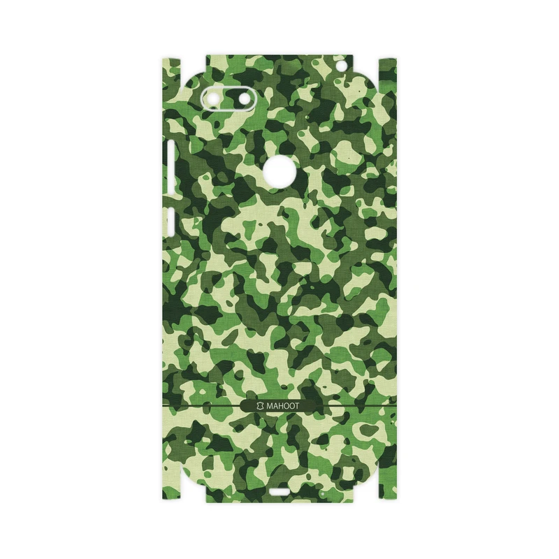 برچسب پوششی ماهوت مدل Army-Green2-Pattern-FullSkin مناسب برای گوشی موبایل موتورولا Moto E6 Play