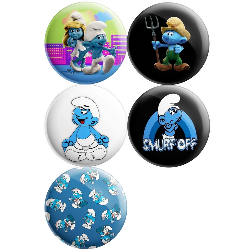 پیکسل پرمانه طرح اسمورف کد pmg5.10484 مجموعه 5 عددی