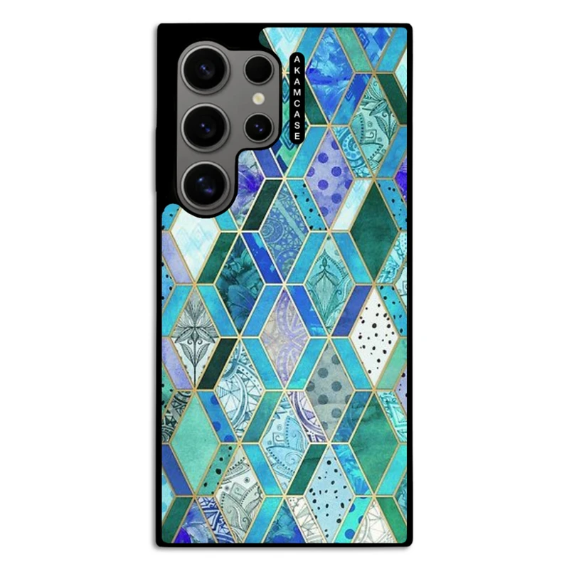 کاور آکام مدل AMC-WSGS24U-MOSAIC-19 مناسب برای گوشی موبایل سامسونگ Galaxy S24 Ultra