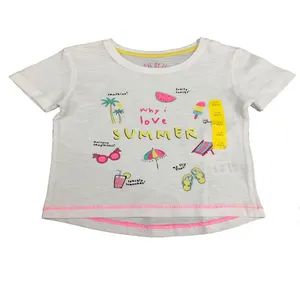 تی شرت دخترانه مدل تابستانه کد 7686