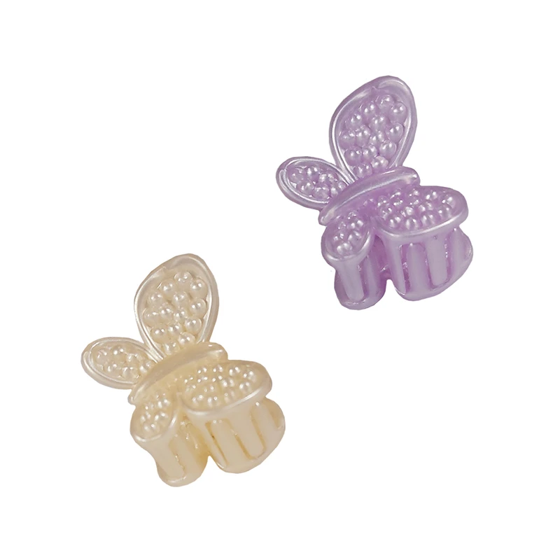 کلیپس مو دخترانه طرح پروانه کد 160244 مجموعه 2 عددی