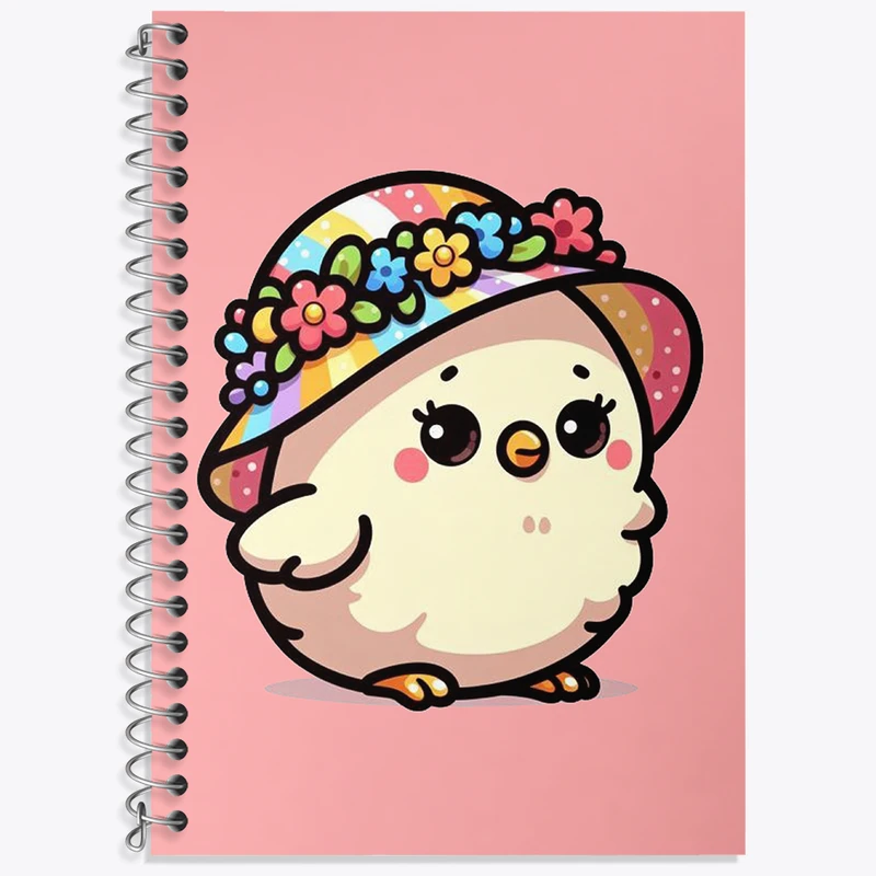 دفتر لغت 50 برگ خندالو طرح جوجه کیوت کد N2588