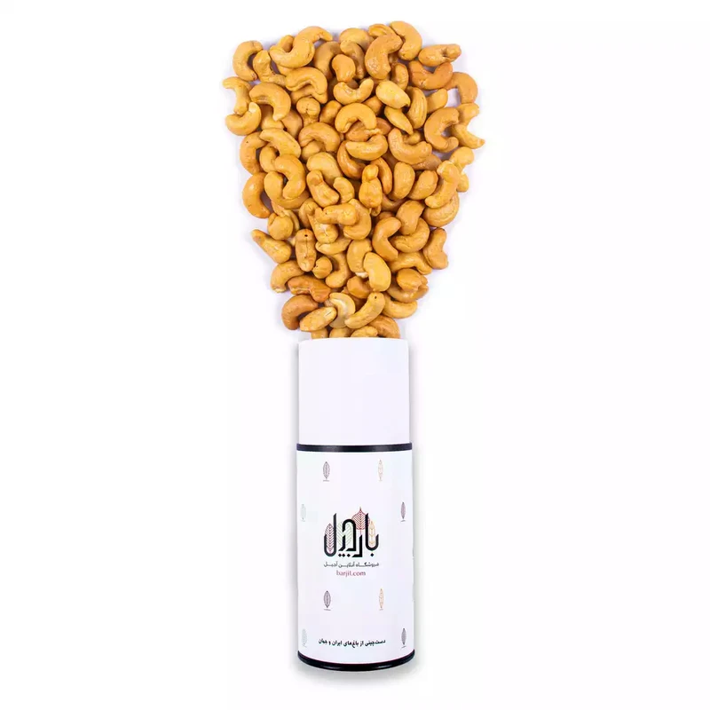 بادام هندی برشته زعفرانی ممتاز بارجیل - 250 گرم