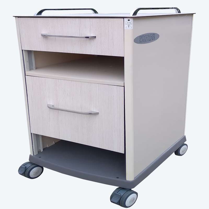 کمد کنار تخت بیمارستانی پیاوار مدل L400