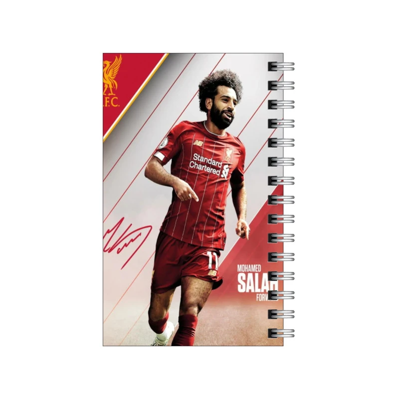 دفترچه یادداشت 50 برگ طرح فوتبالیست محمد صلاح  مدل to do list کد 3192375