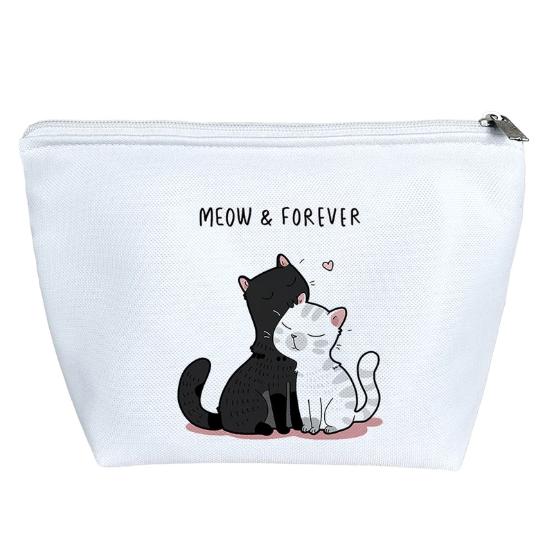 کیف لوازم آرایش دخترانه خندالو مدل گربه کد 2155