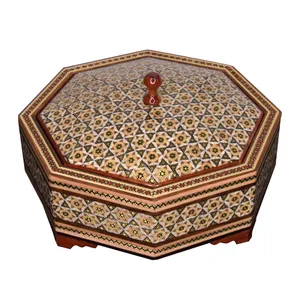 شکلات خوری خاتم کاری مدل آناهیتا طرح متقارن کد 18