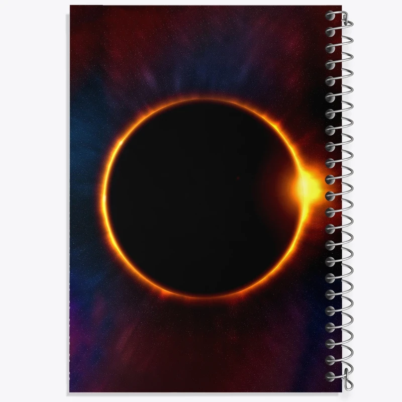 دفتر مشق 100 برگ خندالو طرح کهکشان کد F75