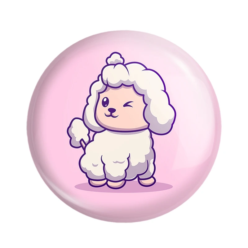 مگنت خندالو مدل حیوانات بامزه گوسفند کد 29675