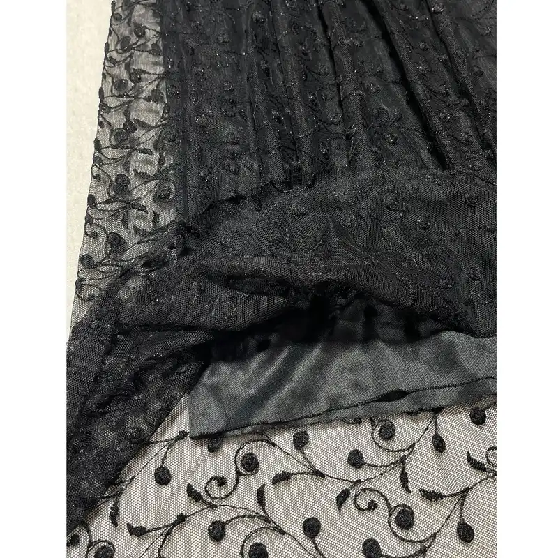 دامن چیندار زنانه مدل تور برجسته مجلسی