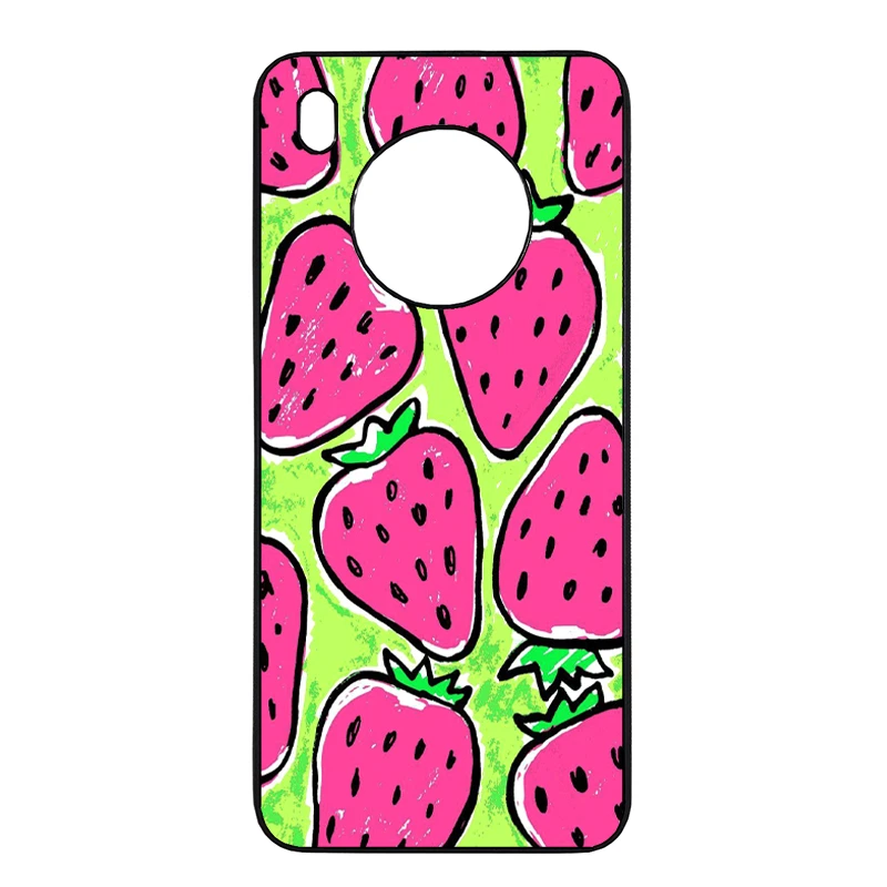 کاور گالری وبفر طرح توت فرنگی مناسب برای گوشی موبایل هوآوی y9a