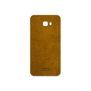 MAHOOT Brown-Chamois-Leather Cover Sticker for Samsung Galaxy C7 Pro